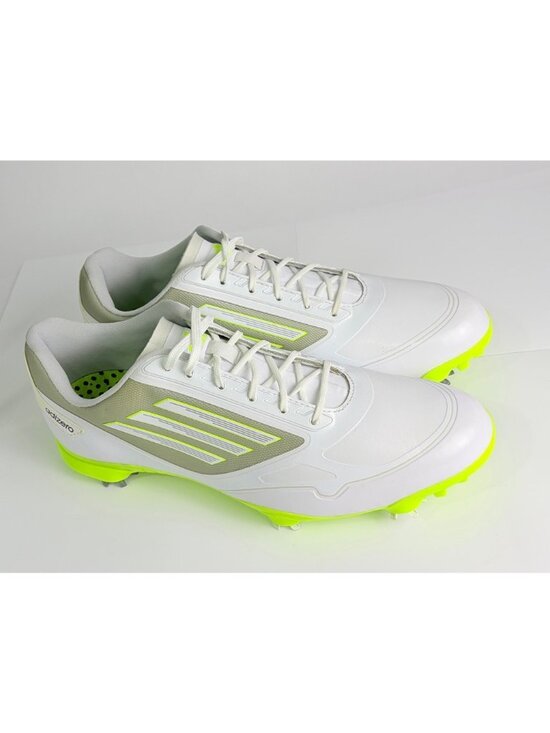 Adidas Adizero One Waterproof White Golf Shoes Spikes Cleats Low Mens 11 Neon main image 11